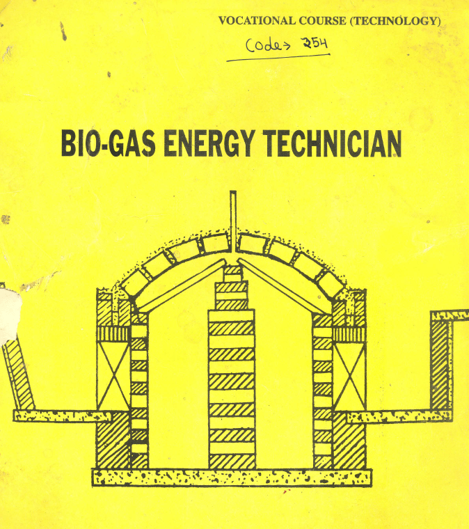 Bio-gas energy technician book